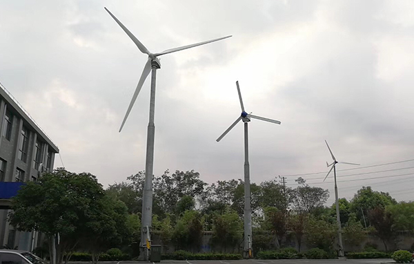 歐陸電氣50KW風力發電機展示